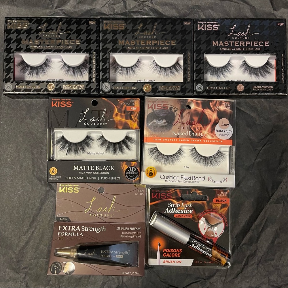 BRAND NEW! Set of 5 KISS luxe false lashes! 👁️ Lash Couture Luxe